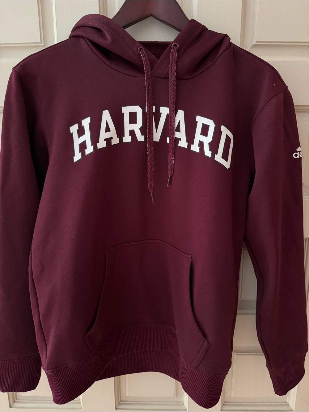 adidas Harvard Maroon Pullover Hoodie